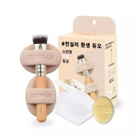 The Tool Lab 더툴랩 스킨핏 컨실 듀오 The Toolab Skinfit Conceal Duo [[Free Consoller] Consoller Brush Finger Puff Set]