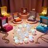 100Pcs 8mm Matte Crystal Glass Beads Mermaid Aurora Beads Moonstone