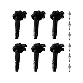 Ignition Coil and Iridium Spark Plug Kit - 12-Piece - Compatible with 2007-2015 Mazda CX-9