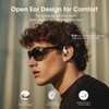 Open Ear Headphones, Bluetooth 5.4 Wireless Earbuds with Earhook, 48H
