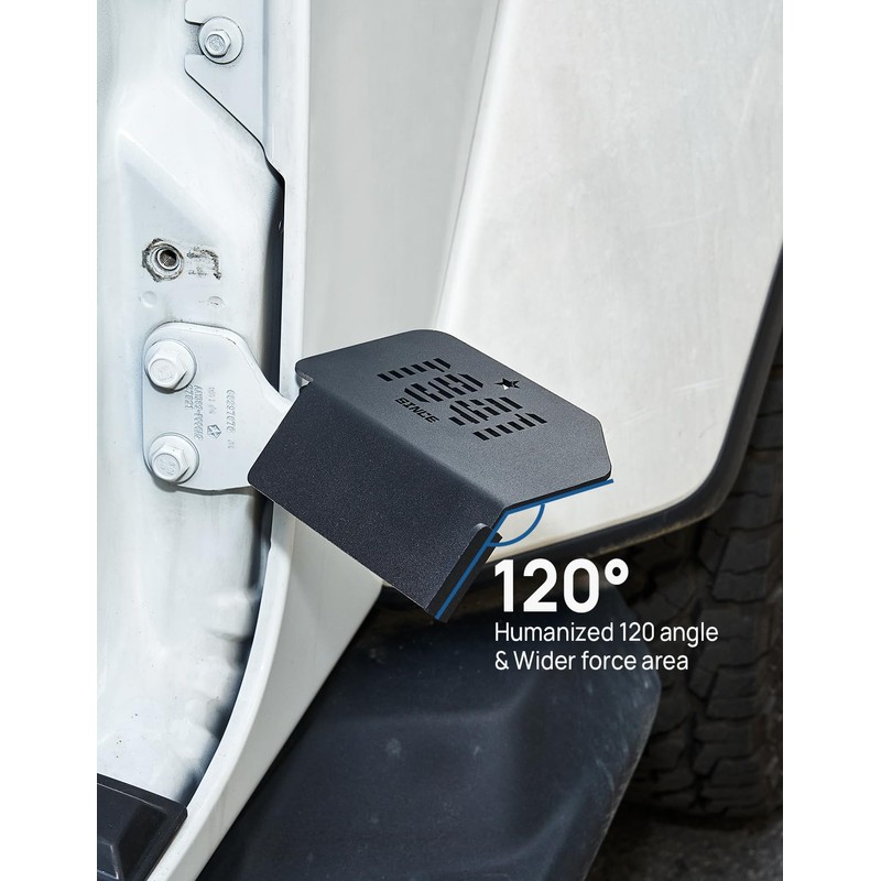 JOYTUTUS Upgraded 120° Wrangler Foot Pegs Compatible with Wrangler JK