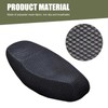 DACIRTY Motorcycle Seat Cover, Heat-insulating Double-sided Mesh Holes Breathable Burn-resistant