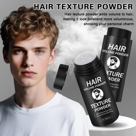 IONSGAKO 2PCS Hair Texture Styling Powder for Men & Women, Hair Texturizing & Volumizing Powder Add Instant Volume Long-Lasting Hold Non-Greasy Matte Finish for All Hair Types