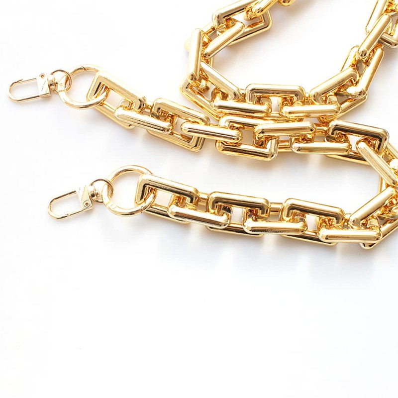 ANCLLO 2 Pcs Resin Acrylic Bag Handle Chain 30cm Long