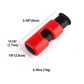 Premium Grade Food Bag Squeeze Clips Bread Clips Rubber Lid Non-slip Sealer Bag Cinches Easy Use Lock 6 Pcs