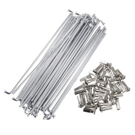 sourcing map 36 Pieces 3.5 mm Thread Diameter Motorcycle Wheel Spokes with Nipple 170 mm Length DE