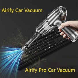 DCKENGO Car Vacuum Portable Cordless, Handheld Vacuum Cordless High Power 12000pa, Wet and Dry Mini Vacuum Cleaner, Car Vacuum Cleaner for Home Cleaning, Office, Pet(Green)