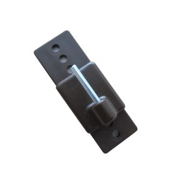 Ganci adesivi per tende, autoadesivi, regolabili, bianco, marrone, antracite, 4, 8, 12, 20, 50, 100 pezzi (12 pezzi, marrone)
