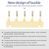 C-shaped Buckle for 2nd Generation 6D Hair Extensions Machine, Human
