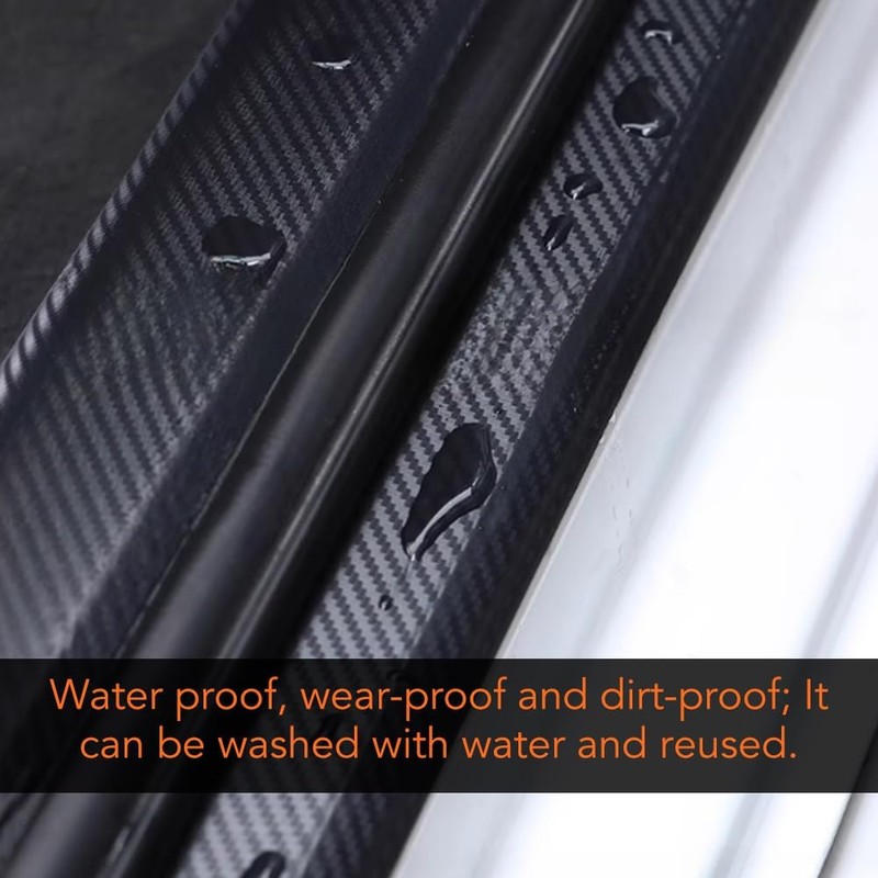 Keenso Protector de Borde de Puerta de Coche, Película Protectora