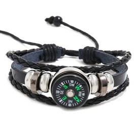 Bracelet with Compass Bracelet for Camping Survival Adventure Hiking Tourism Fishing Hunting