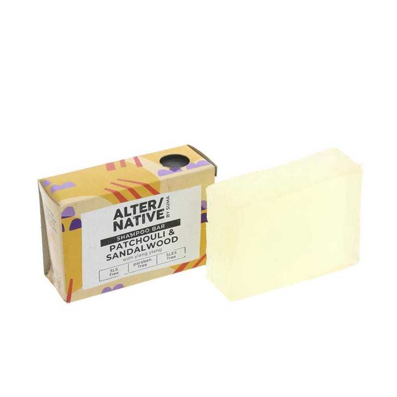 Alter/Native Patchouli und Sandelholz Shampoo Bar, 90 g