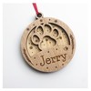 Dog Cat Pet Name Christmas Celebration Bauble Tree Decoration 2