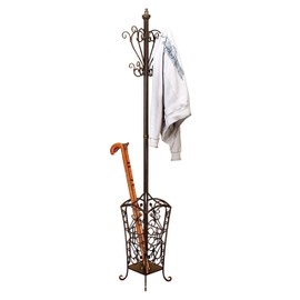 Deco 79 Metal Coat Rack, 74 by 11-Inch