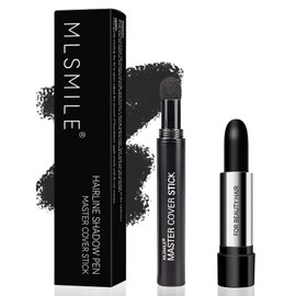 CHSEEO Root Touch Up Set - Hair Color Stick & Dye Pen, 2 Powder Shadows, Instant Gray Hair Coverage, Cover Hairline Precisely Naturally, Portable Grey Hair Concealer for Men Women, Sweatproof - Black