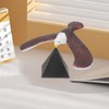 BESTonZON Balance Eagle Ornaments Plastic Balancing Eagle Tabletop Balance Bird