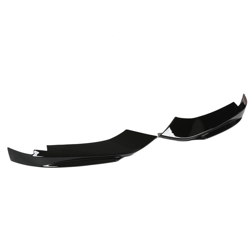 2 Pcs Front Bumper Diffuser Glossy Black Left Right Lip