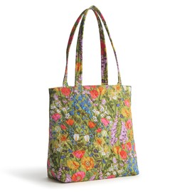 Vera Bradley Premium Cotton Tote, Meadow Bouquet