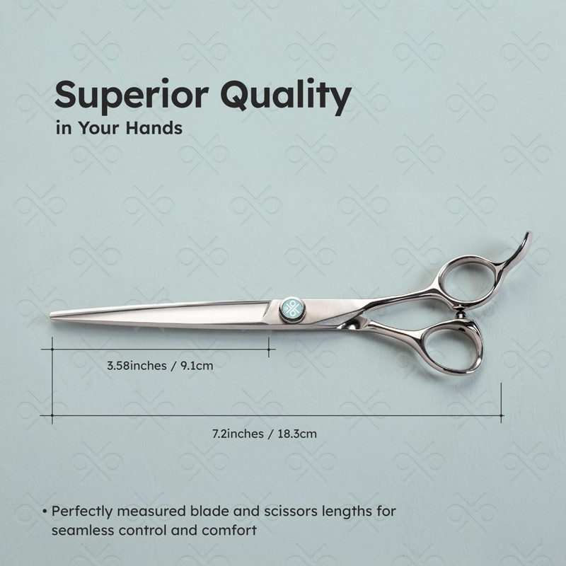 K9 Shears 7" Dog Grooming Scissors – Handcrafted, Ergonomic, VG10