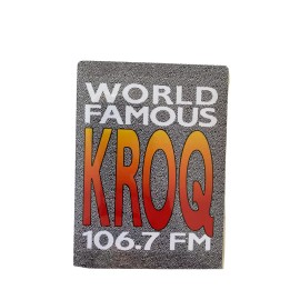 KROQ Sticker 106.7 KROQ  Radio Station Sticker World Famous KROQ ALTERNATIVE 241
