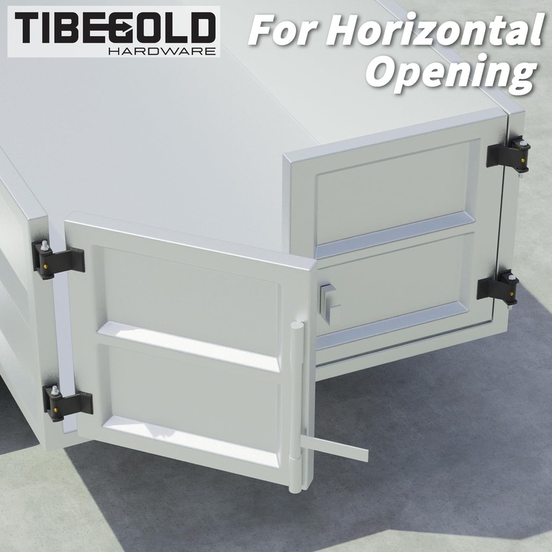 TIBEGOLD Weld on Trailer Hinges, Heavy Duty Dump Trailer Gate