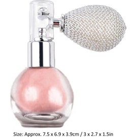 VINGVO Spray de Purpurina Corporal, Polvo Corporal con Purpurina Gasbag, Textura Ligera Brillante para Uso en Citas (Rosa)