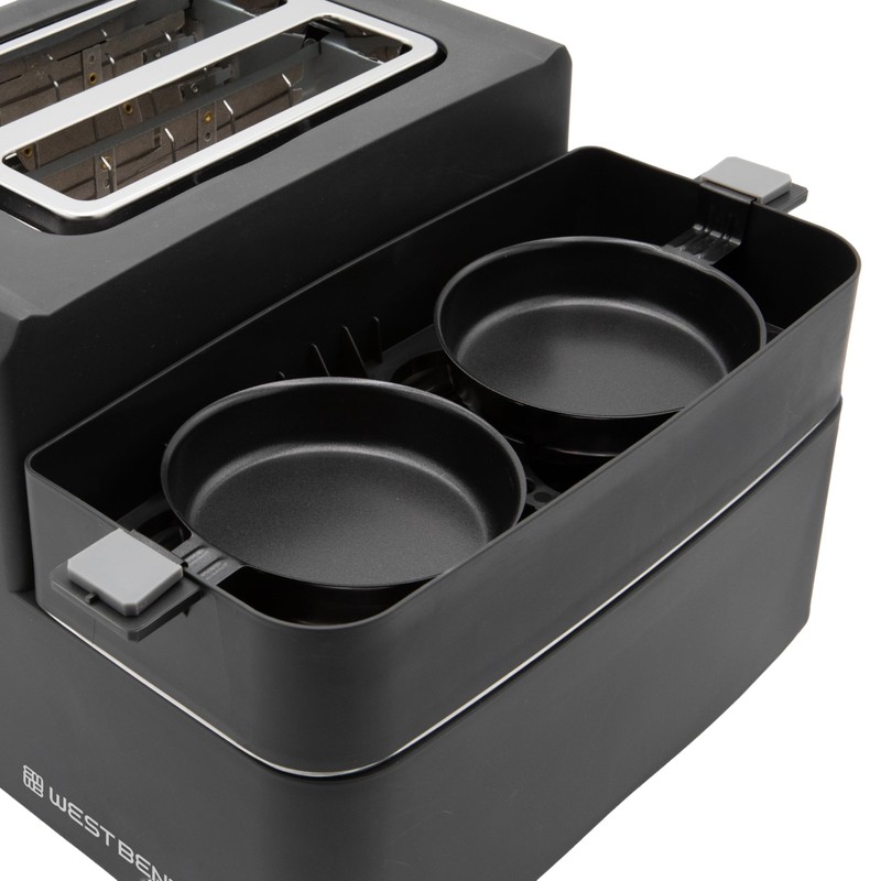 West Bend Breakfast Station 2-Slice Toaster and Egg Cooker/Poacher with