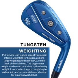 PGF Gold TP Horsepower Pro Forged Individual Iron [#4 Iron][Right Hand][Ion Blue]