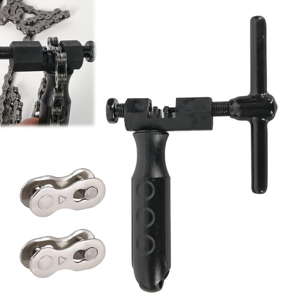 AOMiGT Chain Riveter Bicycle, Bicycle Chain Tool for Removal, Chain