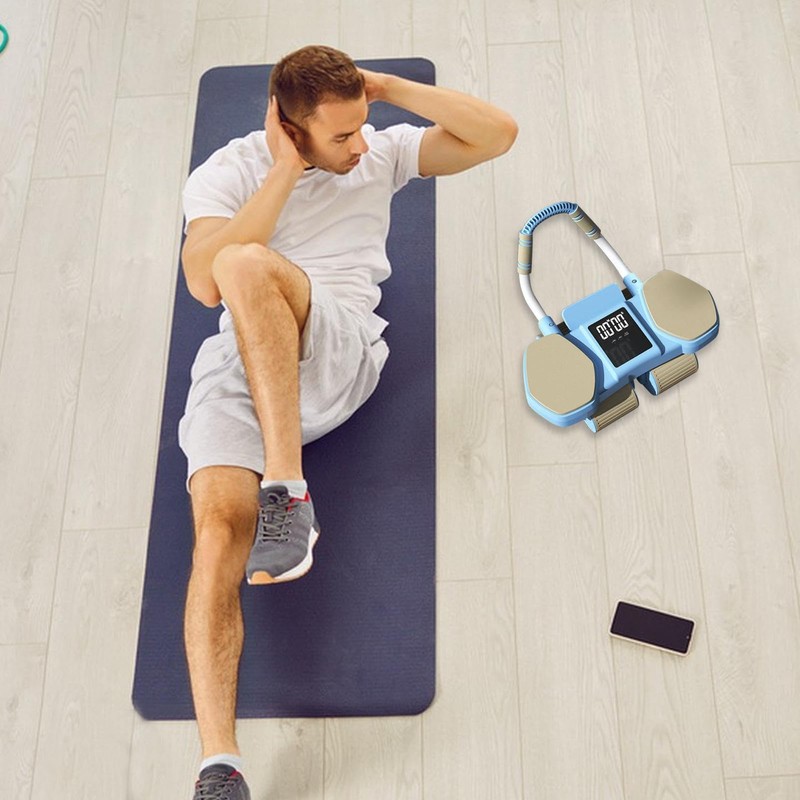 Generic Abdominal Plank Roller Wheel with Elbow Support, Automatic Rebound