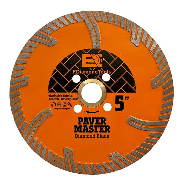 5" Paver Master Diamond Blades for Concrete Pavers, Roofing Tile,