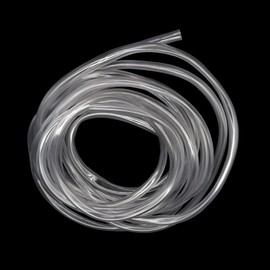 iMeistek Clear Plastic Tubing 8mm Inner Diameter x 11mm OD 6m Length Food Grade Flexible PVC Vinyl Hose for Oil, Water and Air Transfer
