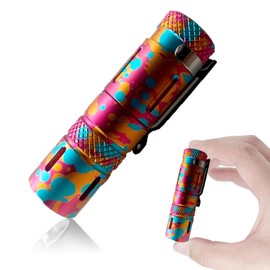 Vastlite Minima Bow LEP Flashlight Portable - 280 Lumens,Range of 2460 feet 3 Modes LEP Flashlight With Flash,High Brightness,Long Range,and high Collimation Characteristics(with Battery)(Colorful)