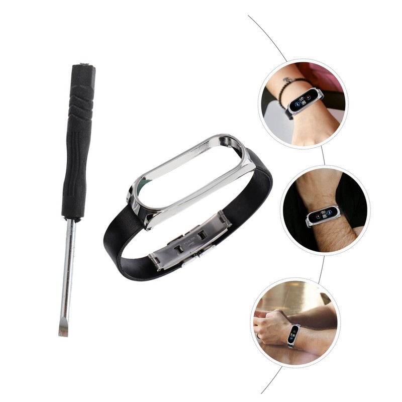 MERRYHAPY Replacement Wristband for Band 5/5 Bracelet Buckle Shell Watch