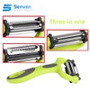 Senven 3-in-1 Peeler - Multi-Function Speed Y Peeler and Shredder.