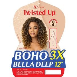 Outre X-Pression Twisted Up - Boho Bella Deep 12" 3X (MT HONEY BLONDE)