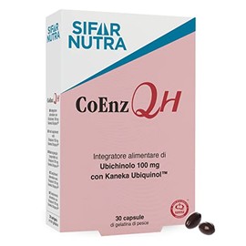 Sifar Nutra CoEnz QH | Kaneka QH | active form of coenzyme Q10 | UBIQUINOL 100mg | antioxidant and energy metabolism | 30 capsules
