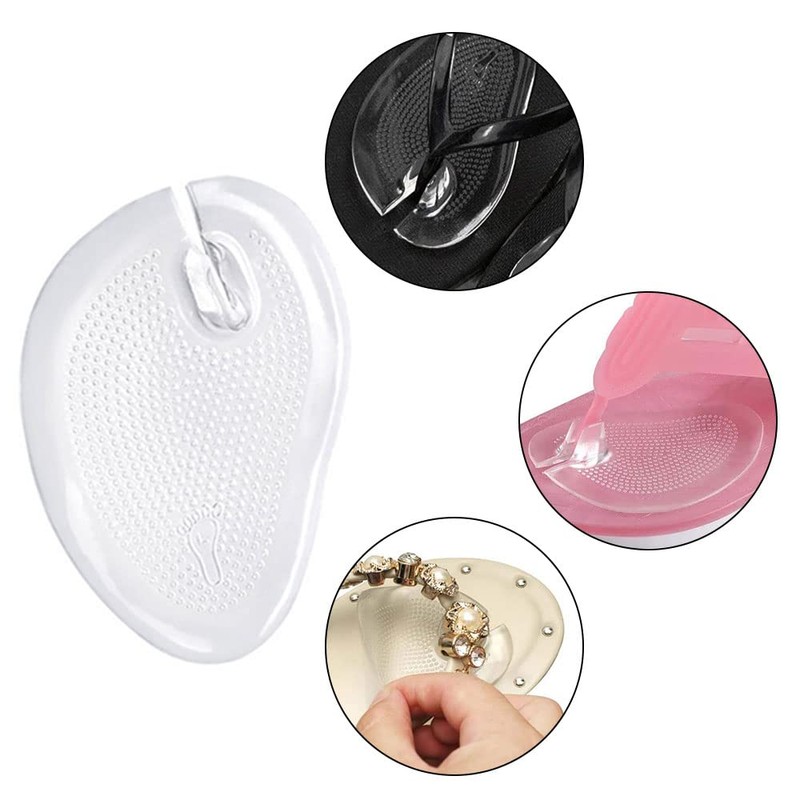 4 Pieces/2 Pairs Thong Sandal Cushions Pad Flip Flop Anti-Wear
