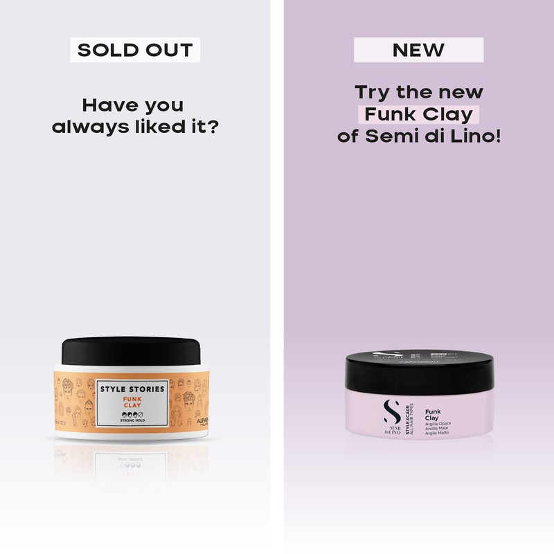 Alfaparf Milano Semi di Lino Style & Care Funk Clay