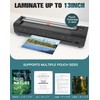 13 Inch Laminator Machine with Auto Paper Feed, Never Jam