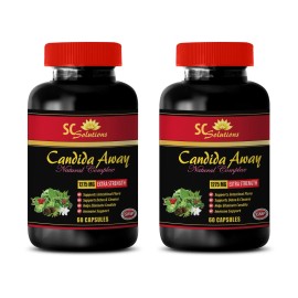 Skin Care Aloe Vera pills - CANDIDA AWAY PLUS - natural remedy for asthma - 2 Bottle