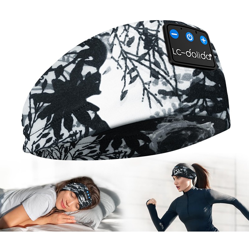 Sleep Headphones Headband, Bluetooth Headband for Side Sleepers Music Sleeping