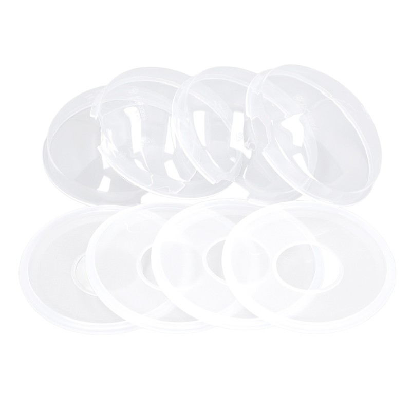 4pcs Silicone Nursing Cups Spill Prevention Prevent Friction Breastmilk Collection