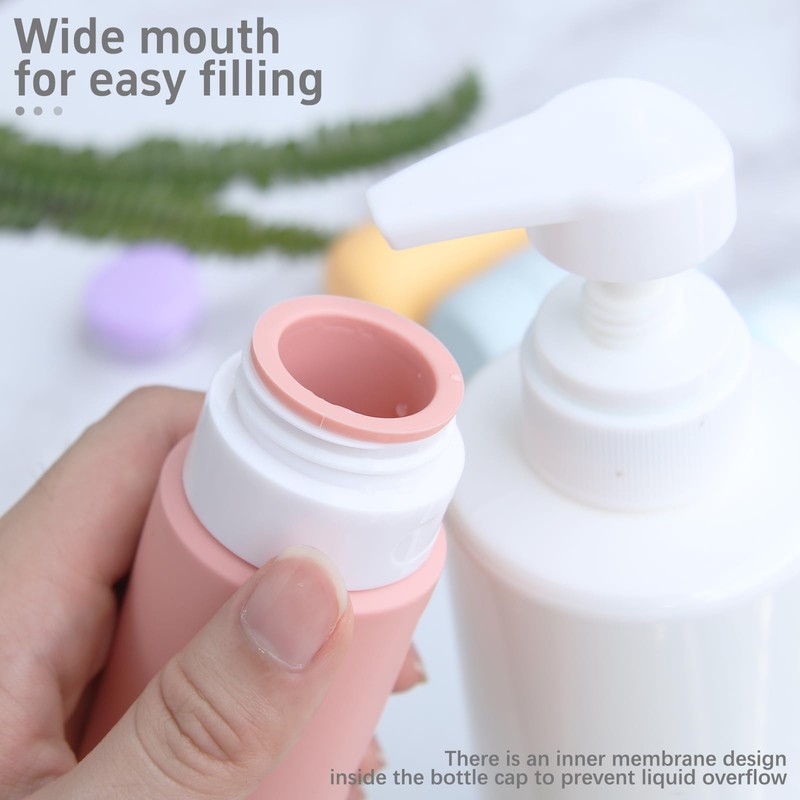 4 Pack Travel Bottles for Toiletries, TSA Approved, Travel Size