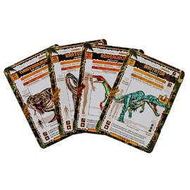 CLADE-GRAVIM® Dinosaur Top of The Clade Bone Wars Booster Box Collector Trading Cards Educational 20 CGTC Including 1 Rare for Boys Girls Adults