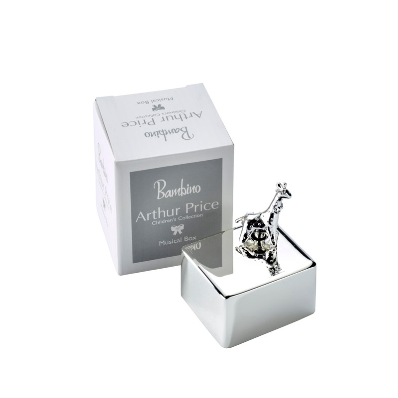 Arthur Price Bambino Music Box, Silver Plated Metal, One Size