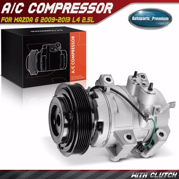 Unbranded AC A/C Compressor with Clutch for Mazda 6 2009