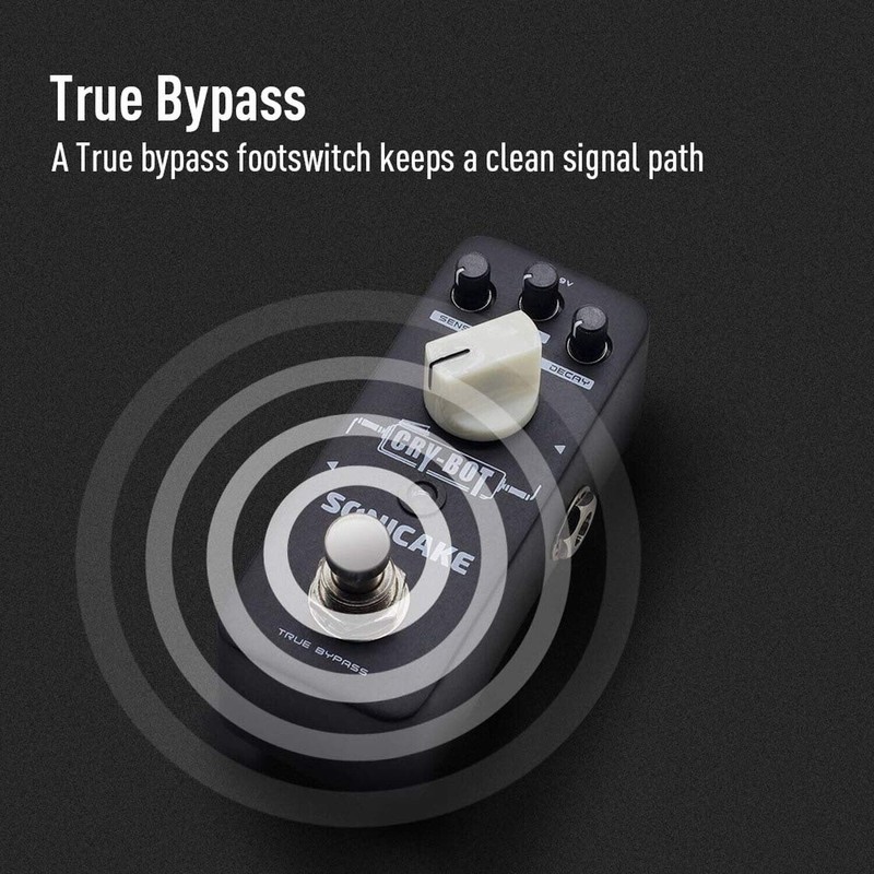 SONICAKE Auto Wah Pedal Auto Wah Guitar Pedal Guitar Effect