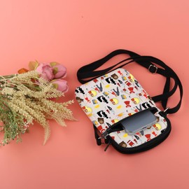 VAMSII Annie The Musical Merchandise Orphans Annie Crossbody Bag Annie and Grace Movies Fans Gift Broadway Theatre Gift (CAAnnieCrossbody 1)