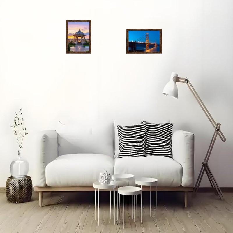 BESCRCL 3.5x5 Picture Frame, Photo Frame for Wall Mounting or